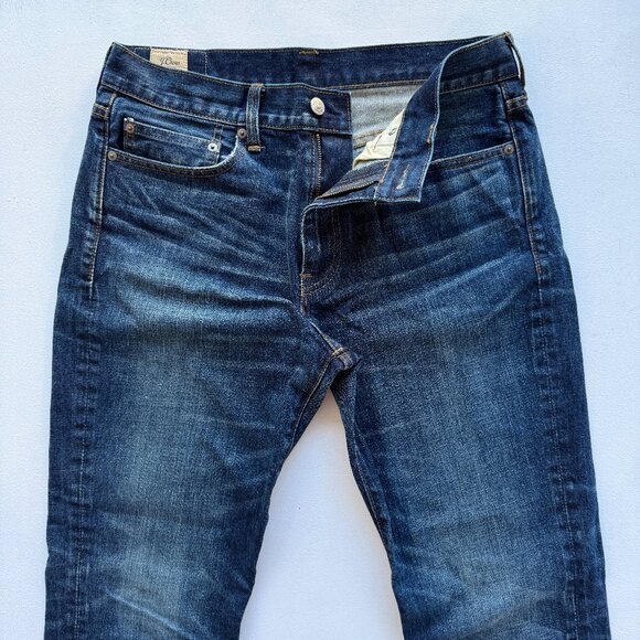 J. Crew Other - J.Crew 770 Straight Fit Jeans 100% Cotton Dark Wash Denim W32 L32